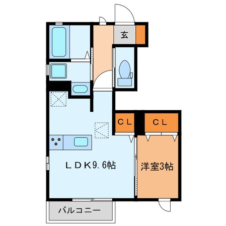 パールハイツGの物件間取画像